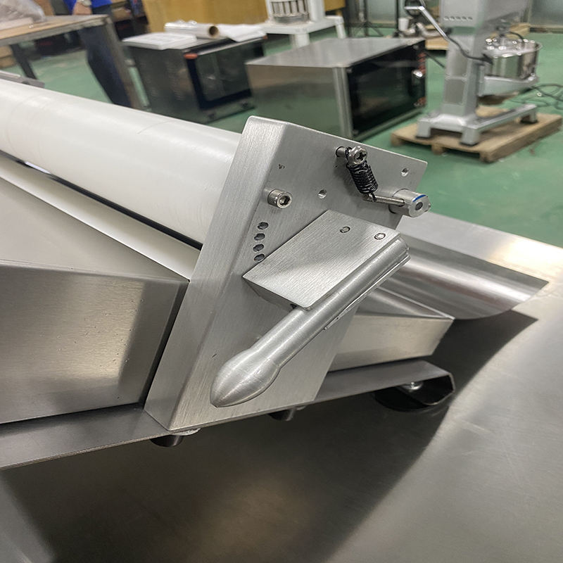 DEBACK Stainless Steel Commercial Dough Sheeter Machine Manual Small Dough Roller Countertop Household Fondant Bread Shop Flour