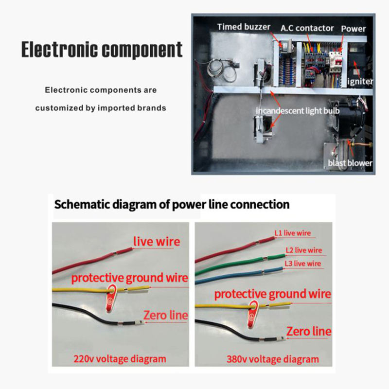 Commercial China Wholesale Bakery Convection Oven Small Electric Convection Oven Bread Oven 5 Trays Bakery Equipment With Steam