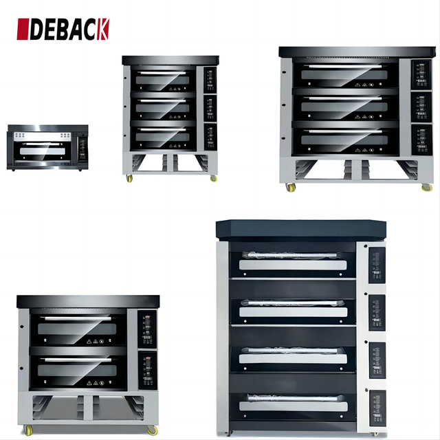 Professional Commercial Bread Pizza Making Machine New 304 Stainless Steel 2-5 Decks 4-20 Trays Electric/Gas High Fruit Water