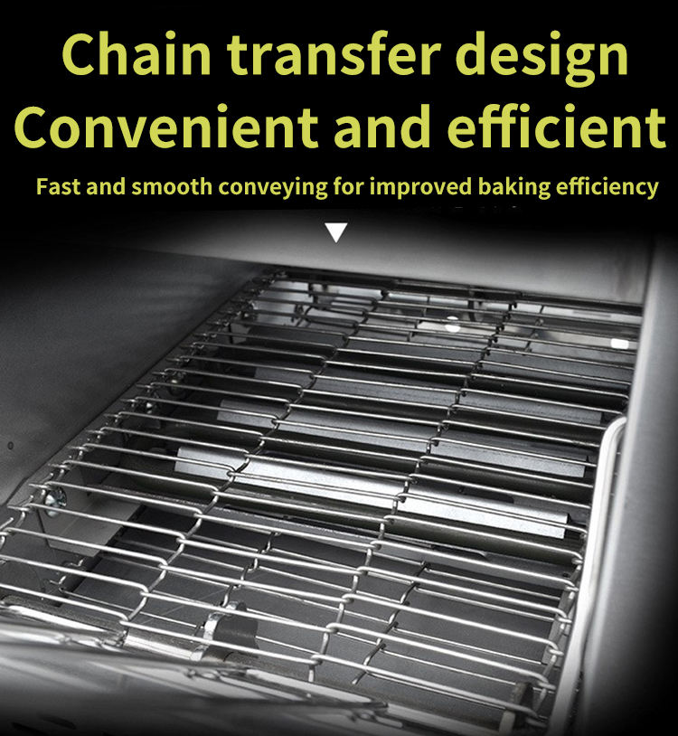 Commercial Automatic Electric Conveyor Oven Toaster Griller Stainless Steel Toast Maker for Bread Bun Burger 220v New Condition