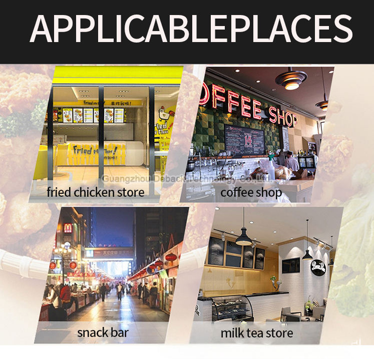 DEBACK Commercial Electric Griddle Stainless Steel Flat Plate Grill 4.4kW 220-240V Non-Stick Easy Clean Restaurant Kitchen