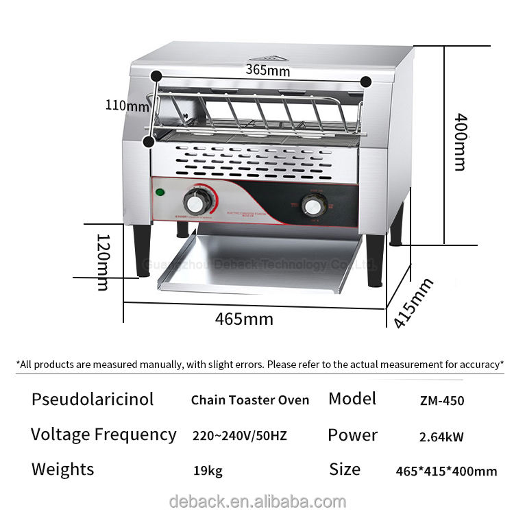 Commercial Automatic Electric Conveyor Oven Toaster Griller Stainless Steel Toast Maker for Bread Bun Burger 220v New Condition