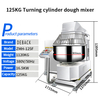 Industrial Commercial Heavy Duty 125kg Pizza Bakery Corn Flour Mixer Machine New Condition for Kneading Bread Dough Made Wheat