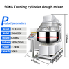 New 50 kg Commercial Flour Kneading Machines Multi-Functional Household Dough Mixer for Snack Food and Bakery Made from Corn