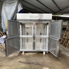 Commercial Use 220V Four Door Air-Cooled Hotel Kitchen Refrigerator Double-Temperature Storage Table for Put-In Cabinets