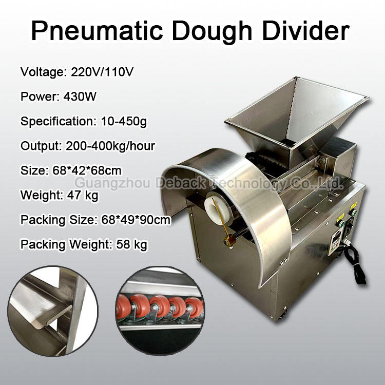 Manufacturer Custom Full Automatic Central Kitchens Stainless Steel NSF Certified 5G Tolerance Dough Cutting Dough Divider