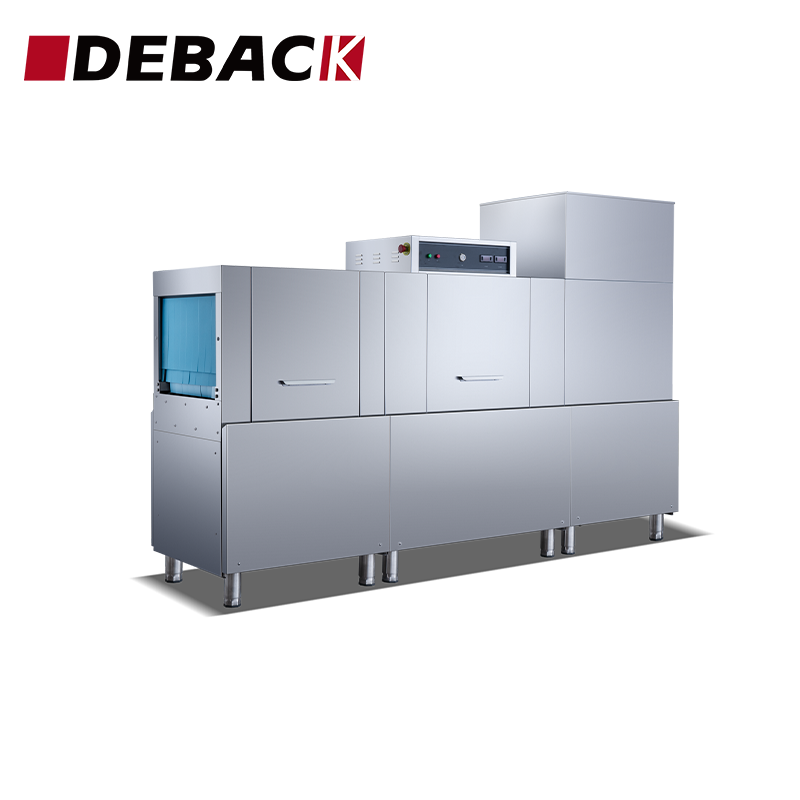 Commercial Long Conveyor Freestanding Industrial Restaurant Tunnel Dishwasher Machine Industrial Kitchen Machine for Dishwashing