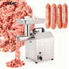 New DEBACK Commercial Meat Grinder Chilli Ginger Grinding Meat Mincer Sausage Making Machine Electric Automatic Single Phase