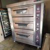 DEBACK European Style Electric Deck Oven for Bakery Stainless Steel 3 Shelves LED Display High Productivity Commercial Use