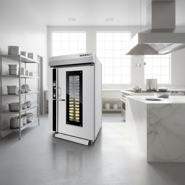 Best Selling Bakery Equipment Rotary Rack Oven Diesel Type 16 Trays Hot Air Rotary Oven for Restaurant Automatic Motor