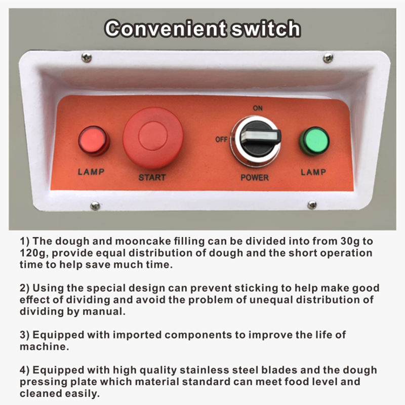 Commercial High Quality Bread Making Machine Bakery House Semi-auto Dough Rounder and Divider