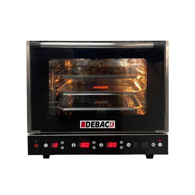 Commercial New Digital Electric Automatic Convection Bakery Oven CE Certificate Portable Small 3-Trays Hot Air Corn Flour Mill