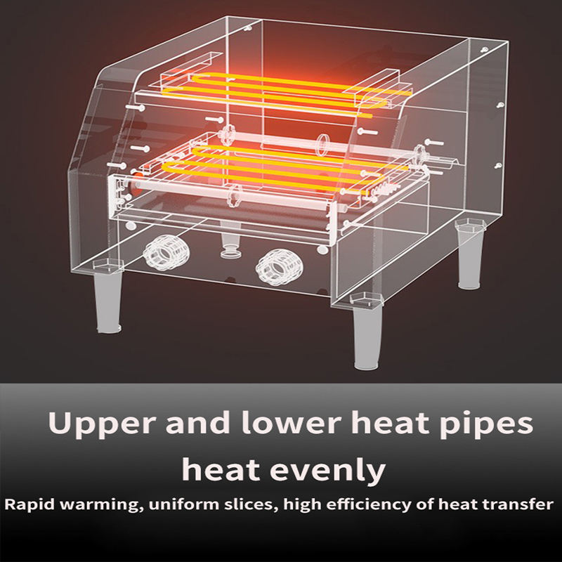 High Quality Stainless Steel Automatic Conveyor Bun-Warmer Toaster Oven Electric Bread Toaster for Restaurant Use New Condition
