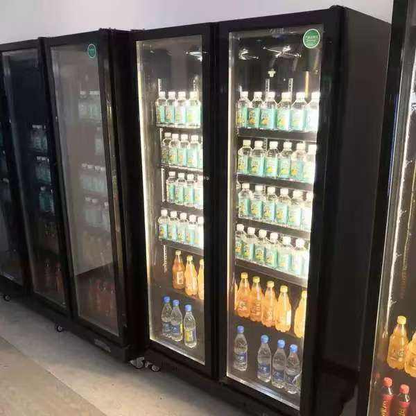Commercial Beverage Drinks Beer Display Fridge with Glass Door Air Cooling Refrigeration Equipment for Restaurant Kitchen Use