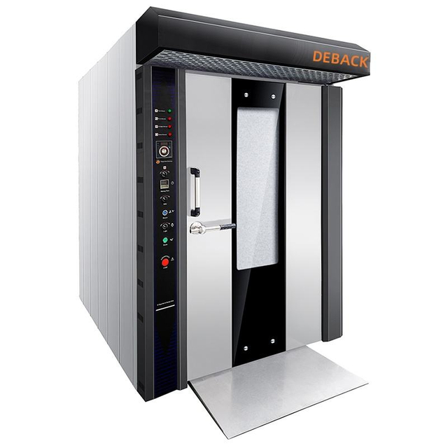 Factory Sales Reasonable Price Hot Air Rotary Oven 32 Trays diesel Type Rotary Rack Oven for Baking Pizza Bread Biscuit Loaf