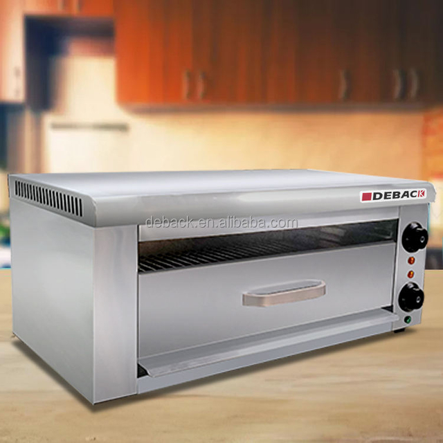 DEBACK New Electrically Heated Top Burner Commercial Kitchen Equipment Uniform Heating Automatic Meat Finishing Oven 220-240V