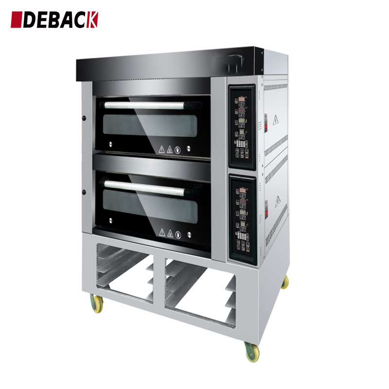 Industrial Big Pizza 3 4 Decks 9 12 16 Trays Gas Power Electric Bread Deck Commercial Oven Bakery Equipment for Baking Cake Sale
