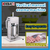 New Deback Stainless Steel Sausage Maker Filler Machine with Four Tubes 7L Capacity 1 Year Warranty Outdoor Party Use
