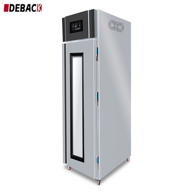 DEBACK New 18 Tray Chiller Frozen Digital Steam Dough Ball Proofer Machine High Productivity Stainless Steel Wheat