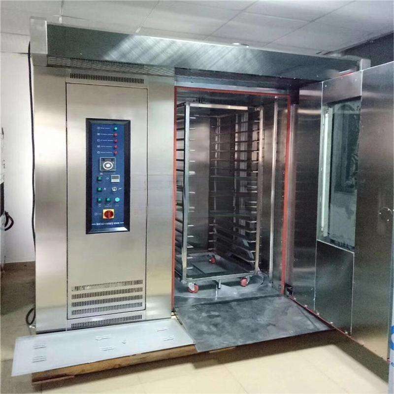 Electric Bread Baker Machine With 12-128 Trays Hot Air Rotary Oven for Baking Pizza Cake Biscuit Rotary Rack Oven on Sale