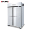 Commercial Use 220V Four Door Air-Cooled Hotel Kitchen Refrigerator Double-Temperature Storage Table for Put-In Cabinets