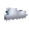 DEBACK Double Cylinder Double Spray Belt Stainless Steel Electric Drying Long Commercial Dishwasher Machine 380V 55.2KW 1 Year