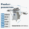Commercial Restaurant Equipment Croissant Pastry Machine 520/650 Floor Type Dough Sheeter for Bakery Patisserie