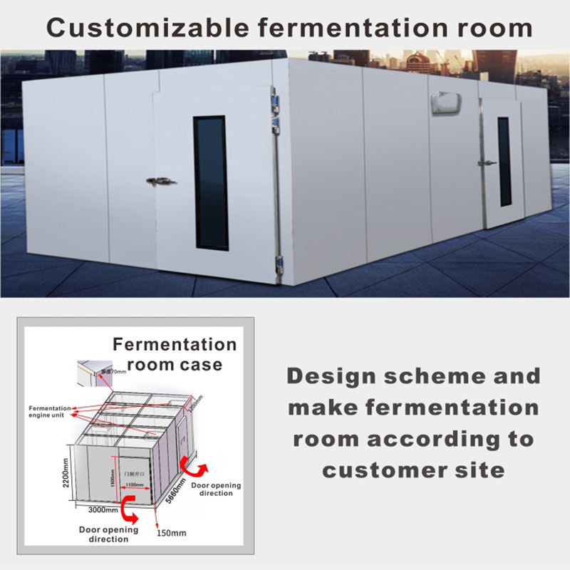 New Condition Commercial Electric 64-Trays Cart-Type Automatic Spray Proofer for Bread Production & Wheat Processing in Bakeries