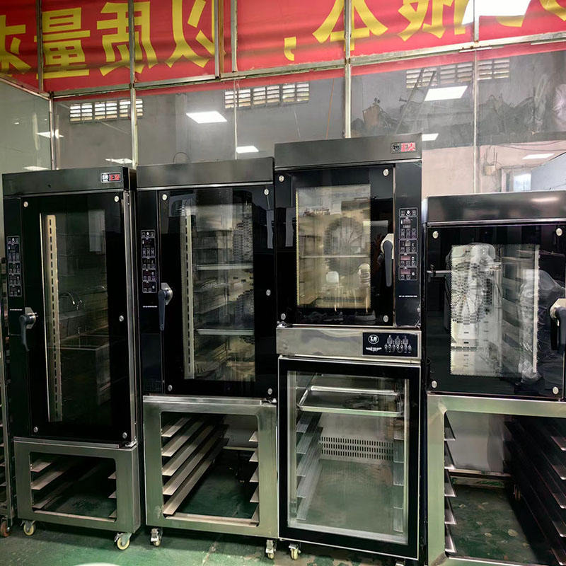 Automatic Stainless Steel 10 Trays Hot-Air Electric Convection Oven Bakery Equipment Restaurant Food Shop