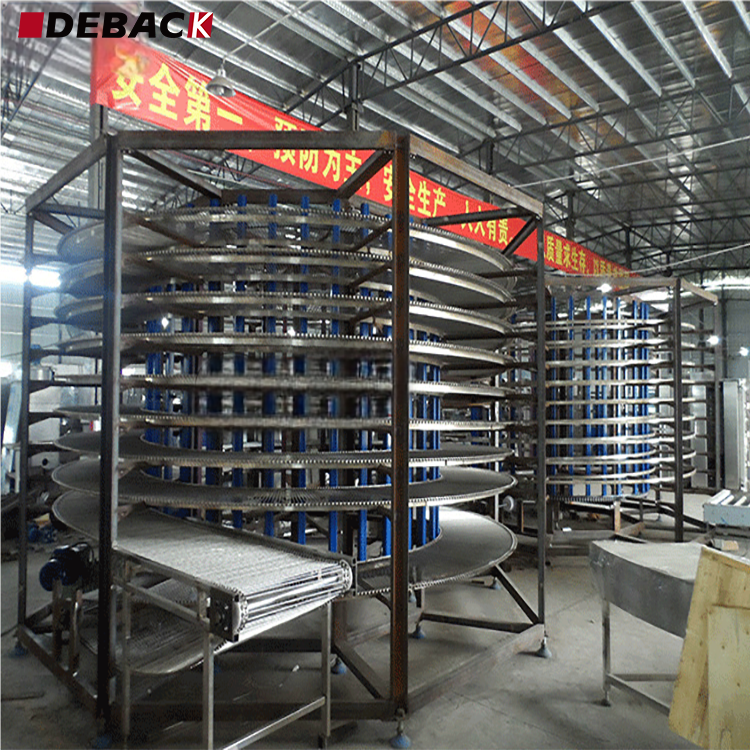 High-Speed Spiral Air Cooler Premium Refrigeration Equipment for Toast Bread and Cake Convenient Cooling Mode