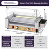 New DEBACK Commercial Electric Stainless Steel Roller Sausage Grill 220V High Productivity Lightweight Adjustable Rack Maker