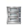 New 220V Manual Control Stainless Steel High Productivity Portable Electric Deck Oven LED Display Timer for Restaurant Use Flour
