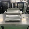 DEBACK Stainless Steel Commercial Dough Sheeter Machine Manual Small Dough Roller Countertop Household Fondant Bread Shop Flour