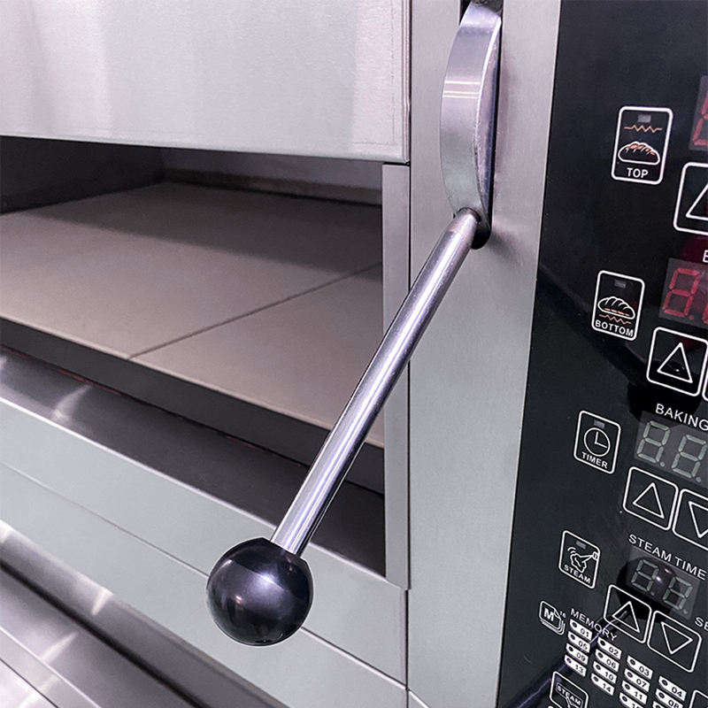 Commercial Bakery Kitchen Baking Equipment Pizza Oven Automatic European Type Deck Oven for Restaurants Hotels Motor
