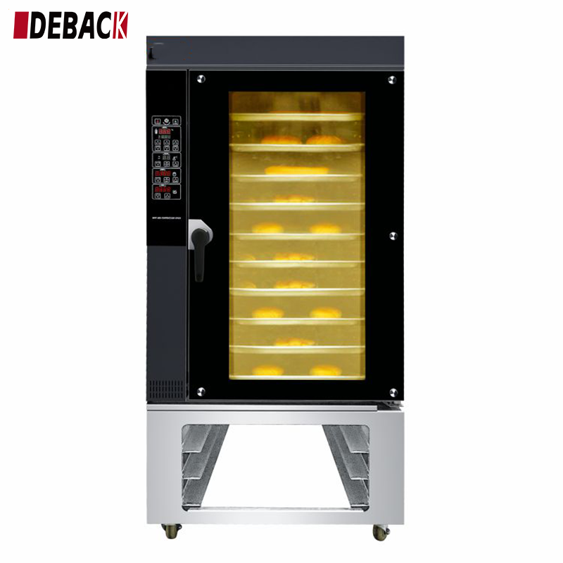 Automatic 10 Tray Stainless Steel Hot-Air Electric Convection Oven Restaurants Food Shops Bakery Equipment Available