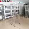 High Quality 15-Layer Stainless Steel Flake Trolley with Door Buckle Commercial Grade New Condition Wholesale From China