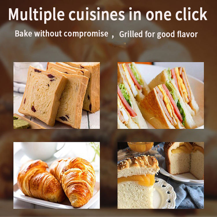 Commercial High Efficiency Stainless Steel Bread Heater Chain Toaster Oven New 220V Coffee Maker for Breakfast Service