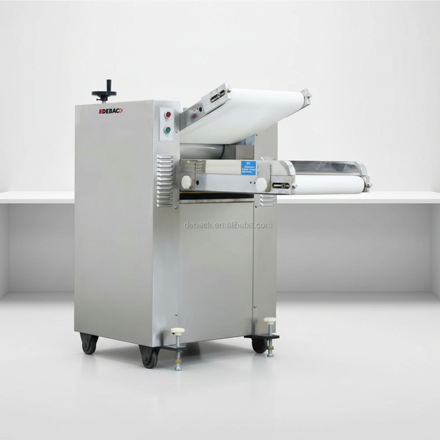 DEBACK New Automatic Dough Pressing Machine Pizza Bread Bakery Commercial Use 220V/380V 1 Year Warranty Speed Adjustable