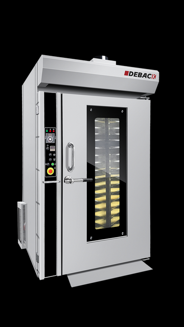 New Professional Rotary Rack Oven Bread Pizza Cake Baking Electric/Gas/Diesel 16 Trays High Productivity Home Use Water Power