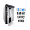 Quality Certification Perfect Bakery Equipment Rotary Oven Electric/Gas/Diesel 16 Trays Rotary Rack Oven