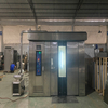 Commercial 64 Electric Gas Diesel Rotary Rack Oven Competitive Price Rotary Oven Reasonable Price Rotary Oven for Rush Biscuit