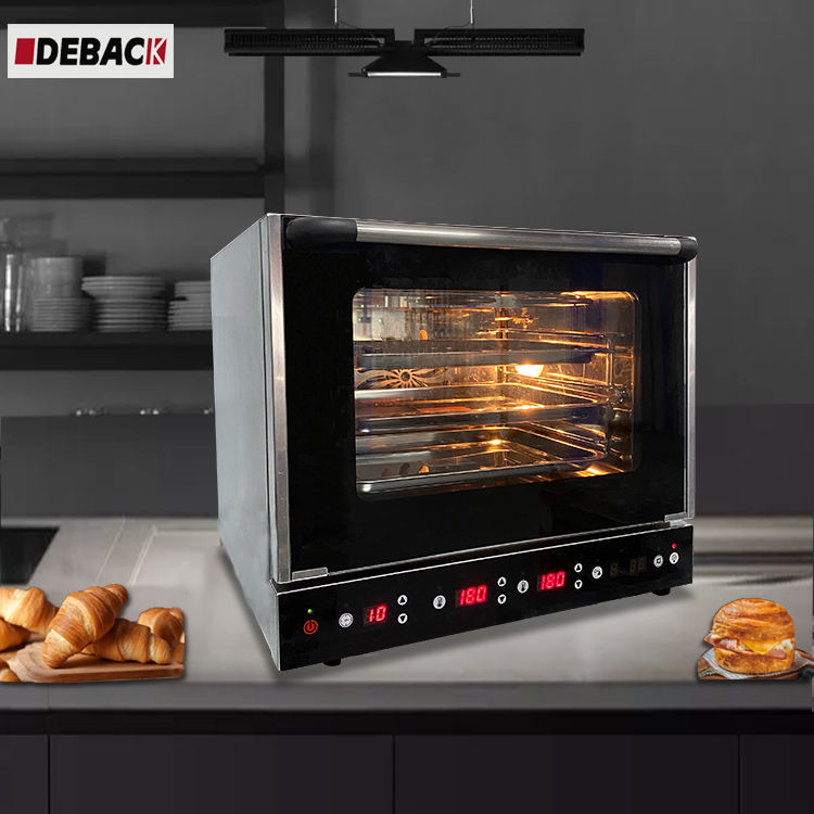 Commercial New Digital Electric Automatic Convection Bakery Oven CE Certificate Portable Small 3-Trays Hot Air Corn Flour Mill