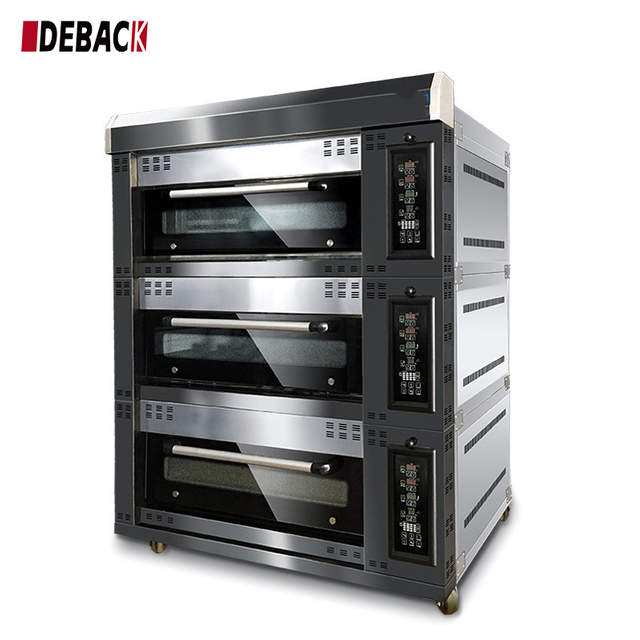 High Quality 1 2 3 4 Deck Electric Oven for Bread Cake Baking 15 Trays Industrial Deck Oven for Restaurant New Condition