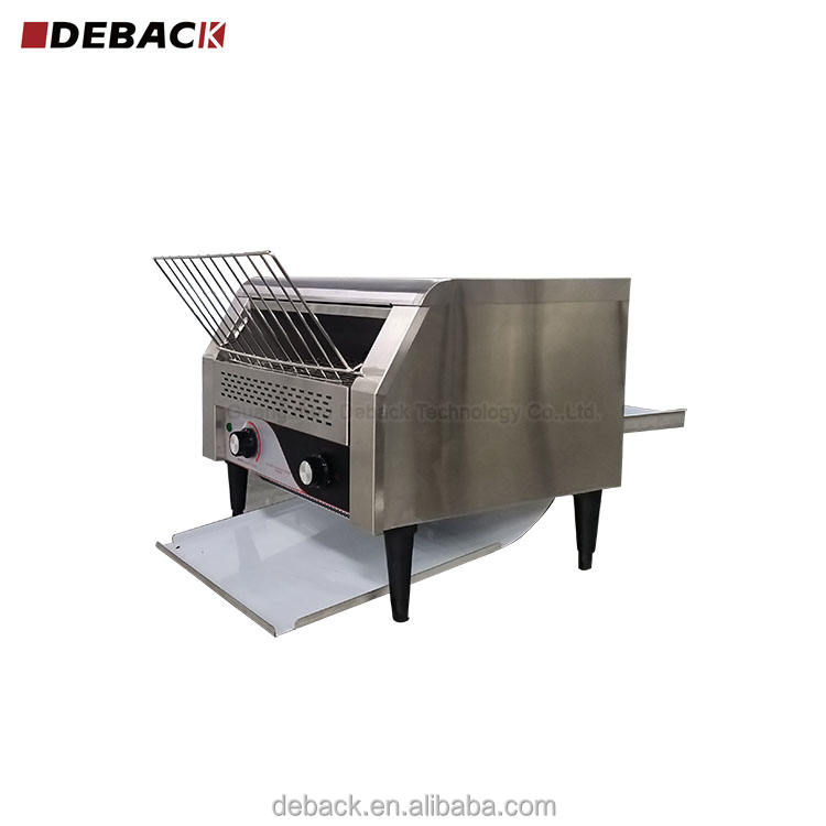 Commercial Automatic Electric Conveyor Oven Toaster Griller Stainless Steel Toast Maker for Bread Bun Burger 220v New Condition