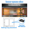 Commercial New Bakery Deck Oven 2 Deck 4 Trays Gas/Electric 380V Corn Bread Fruit Drying Machine for Hotels