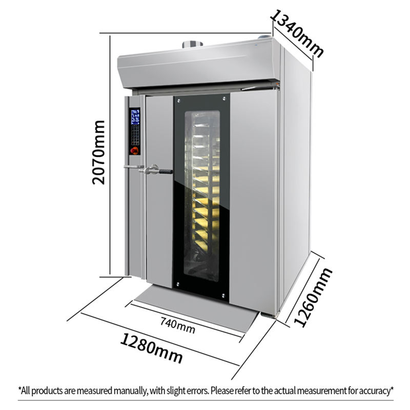 Commercial High Quality Rotary Oven With Electric Heating Bread Cake Baking Oven Industrial Bakery Rotary Rack Oven for Hotels
