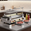New Commercial Roller Sausage Grill 5 Stick Stainless Steel Hot Dog Machine High Productivity 220V Sausage Maker