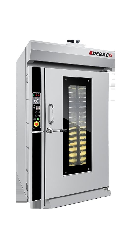 Commercial Restaurant Large Multi-Functional 16 Trays Hot Air Rotary Rack Oven Pizza Oven Baking Equipment for Bakery Use